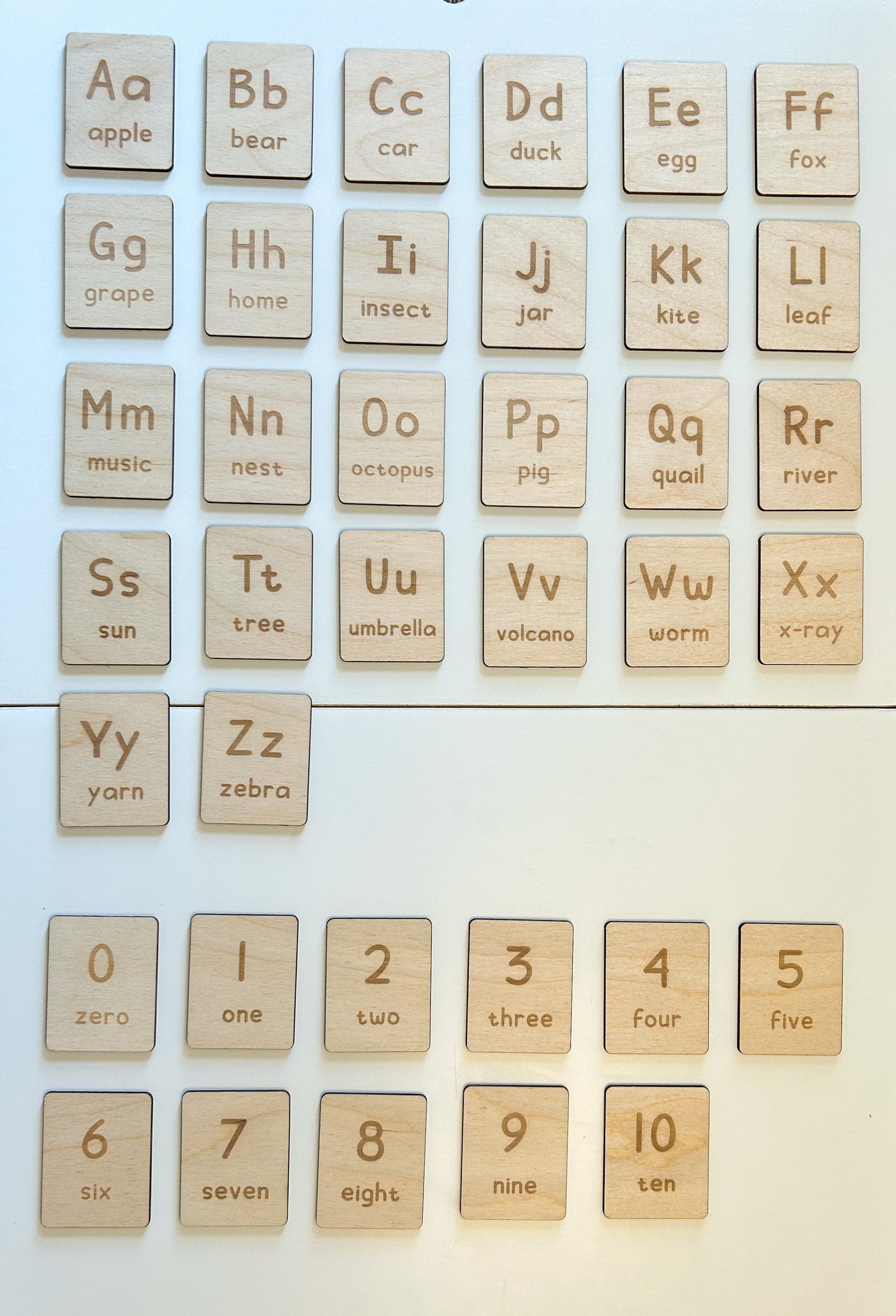 Alphabet & Number Flash Cards