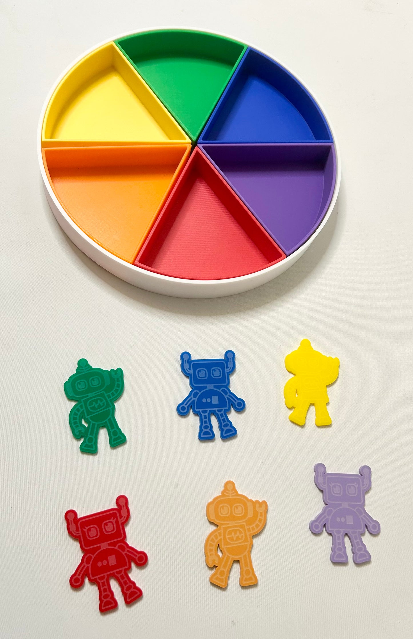 Rainbow Colour Sorting Tray