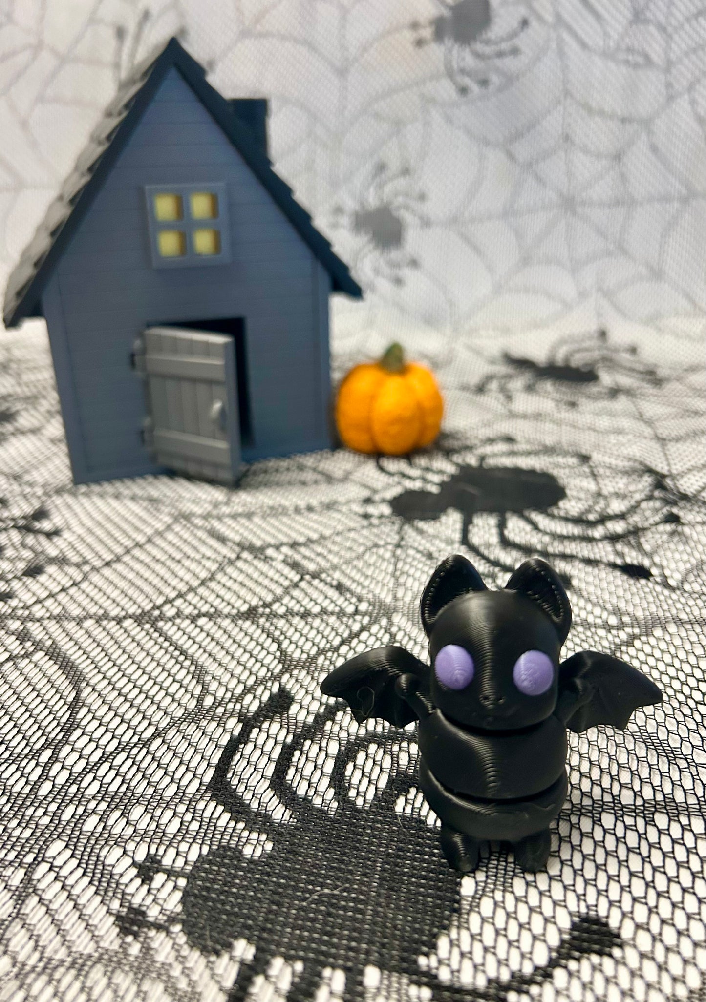 3D Printed Halloween Haunted House & Figures