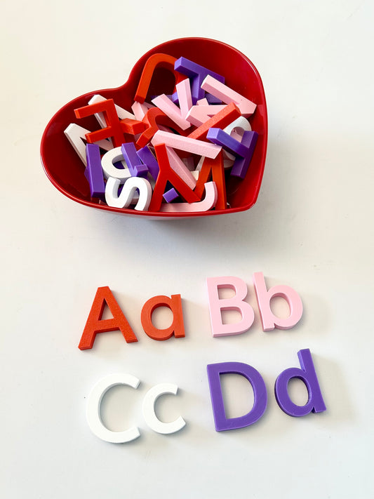 3D Printed Alphabet Set