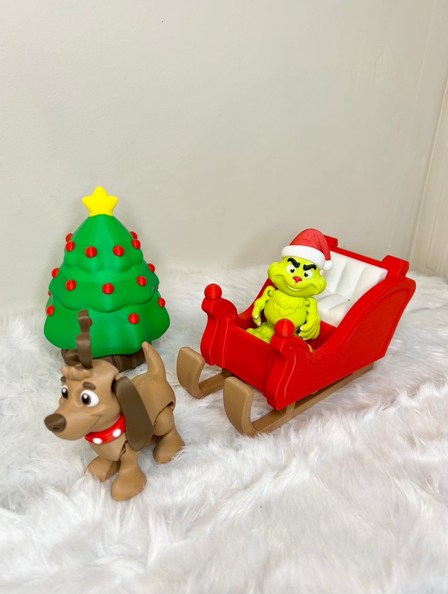 3D Printed Grinch & Max