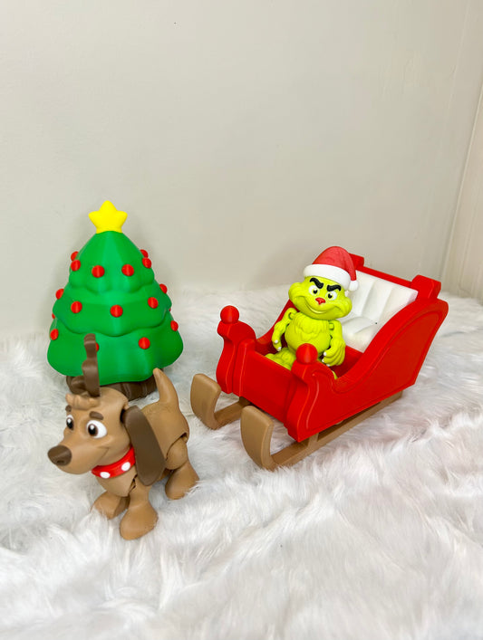 3D Printed Grinch & Max