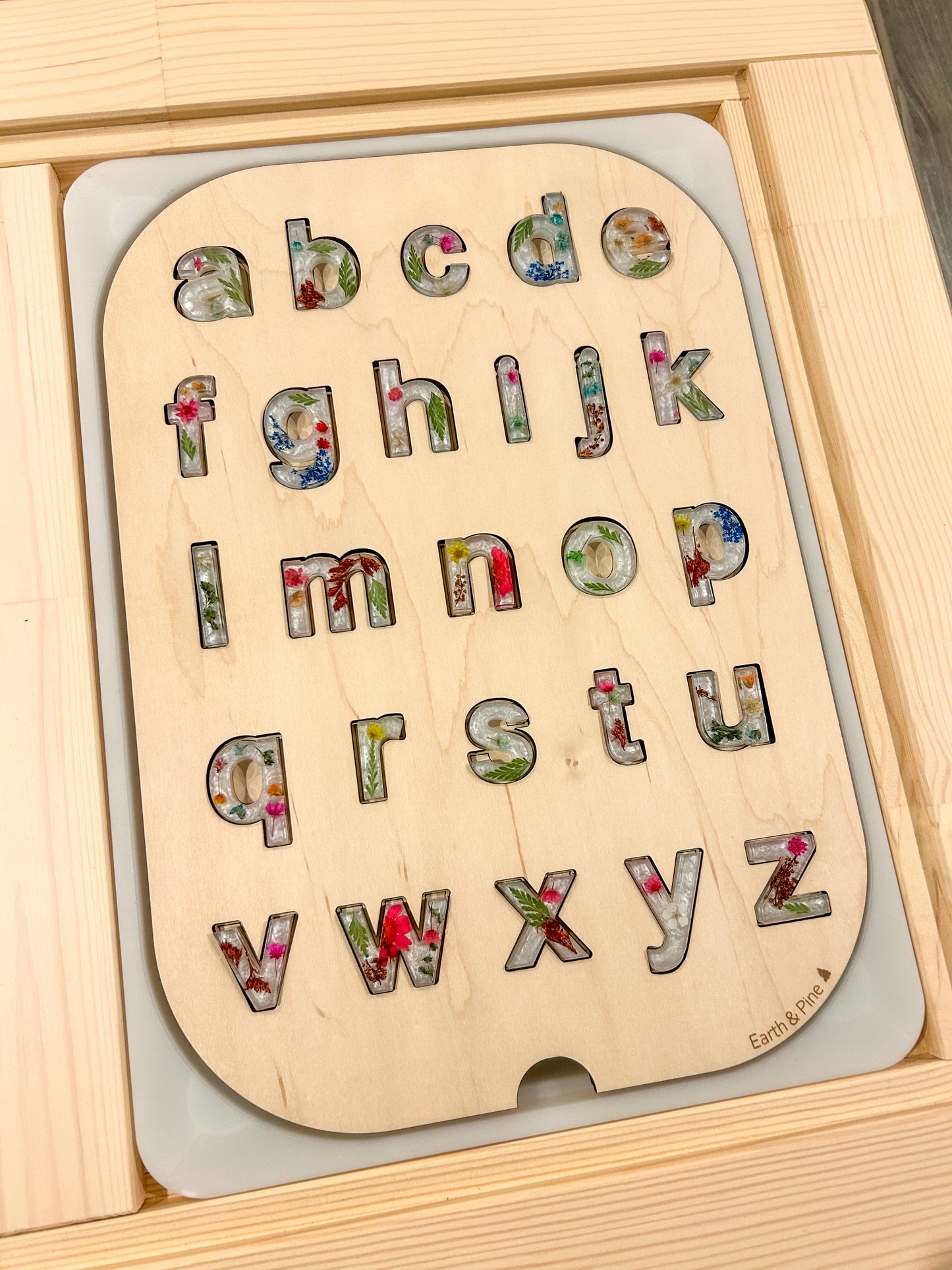 Lower Case Resin Letter Insert