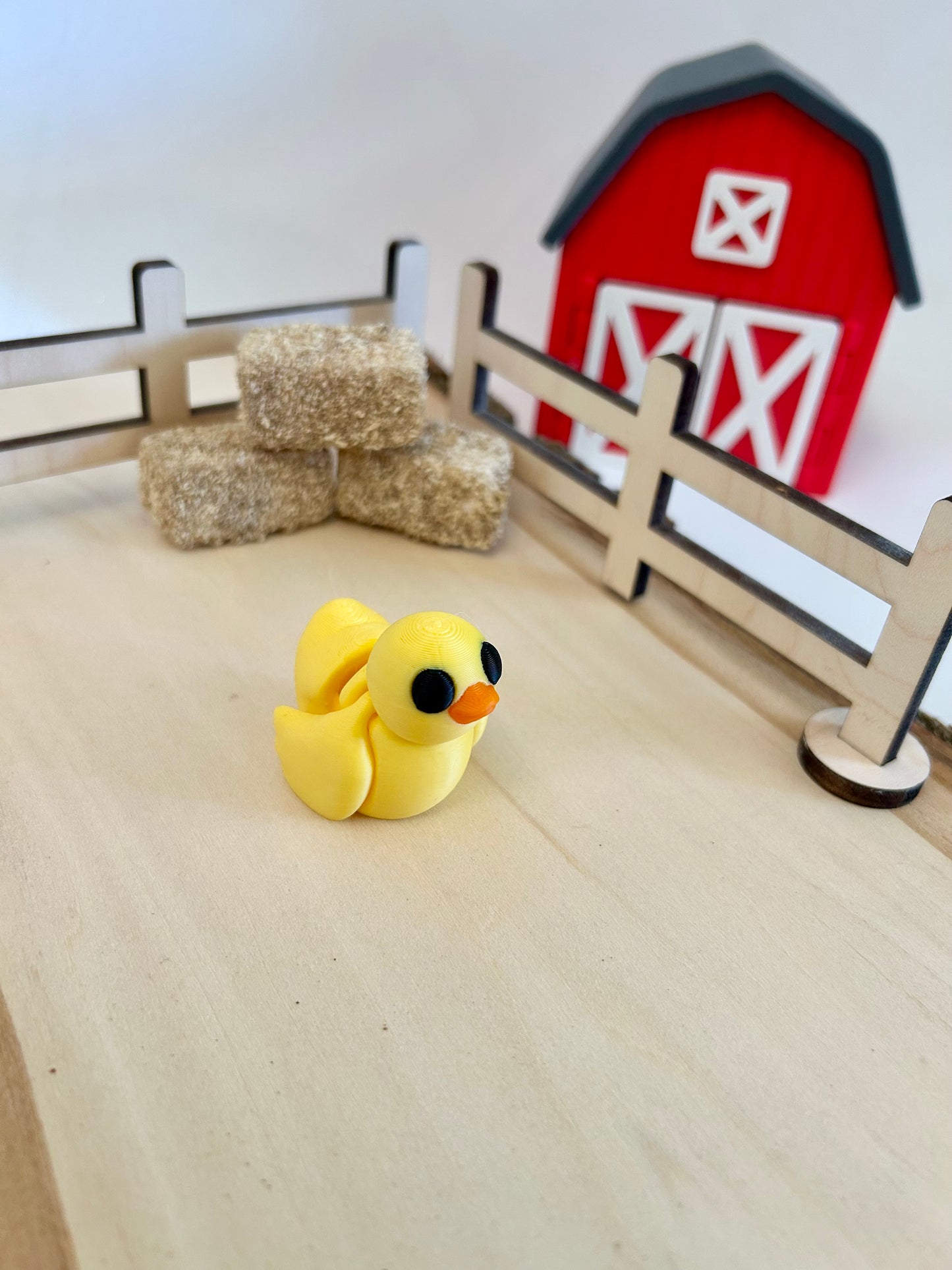 3D Printed Barn and Animals
