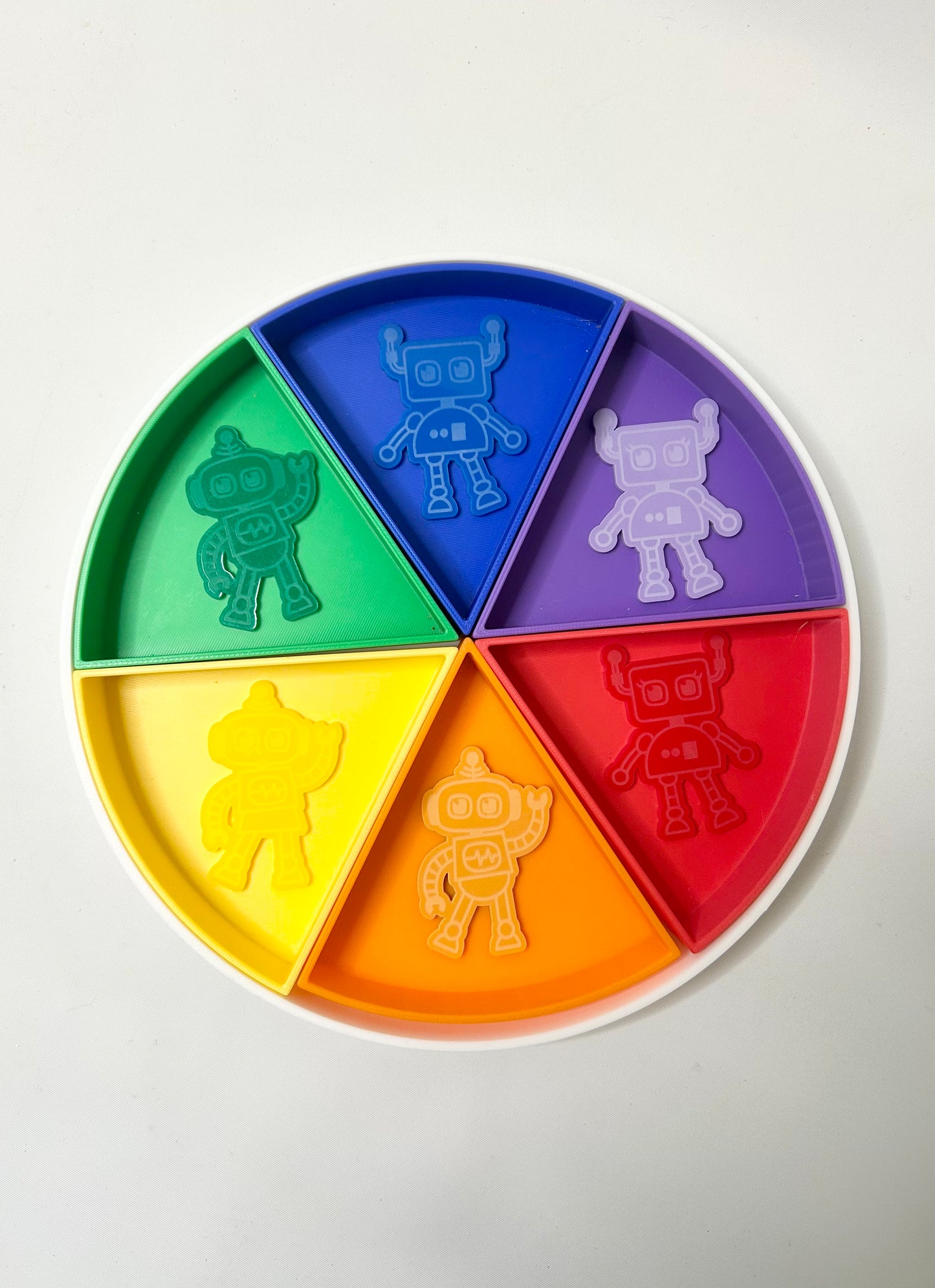 Rainbow Colour Sorting Tray