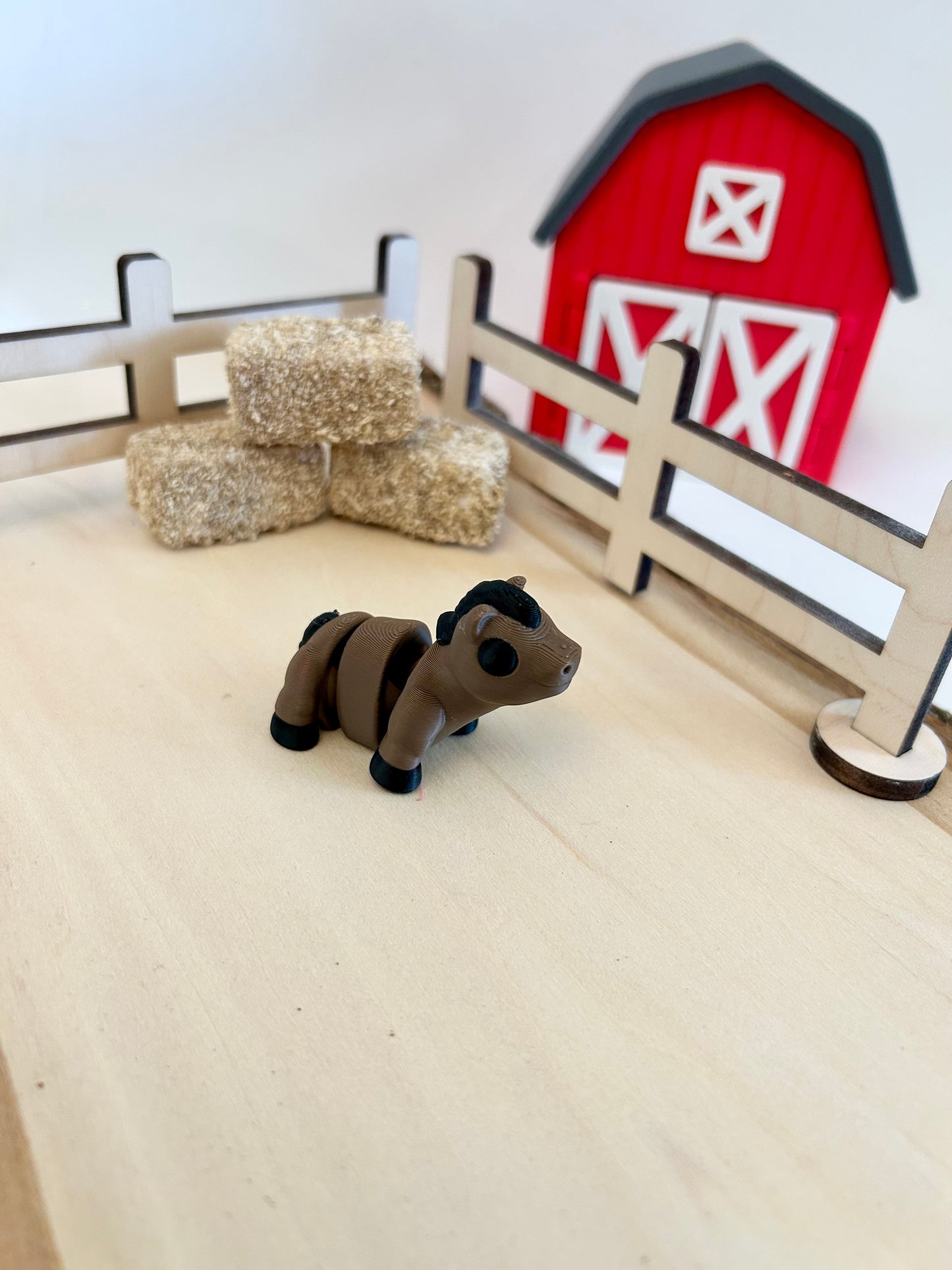 3D Printed Barn and Animals