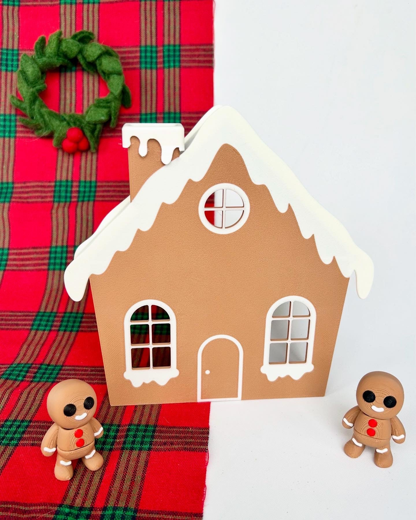 3D Printed Gingerbread House