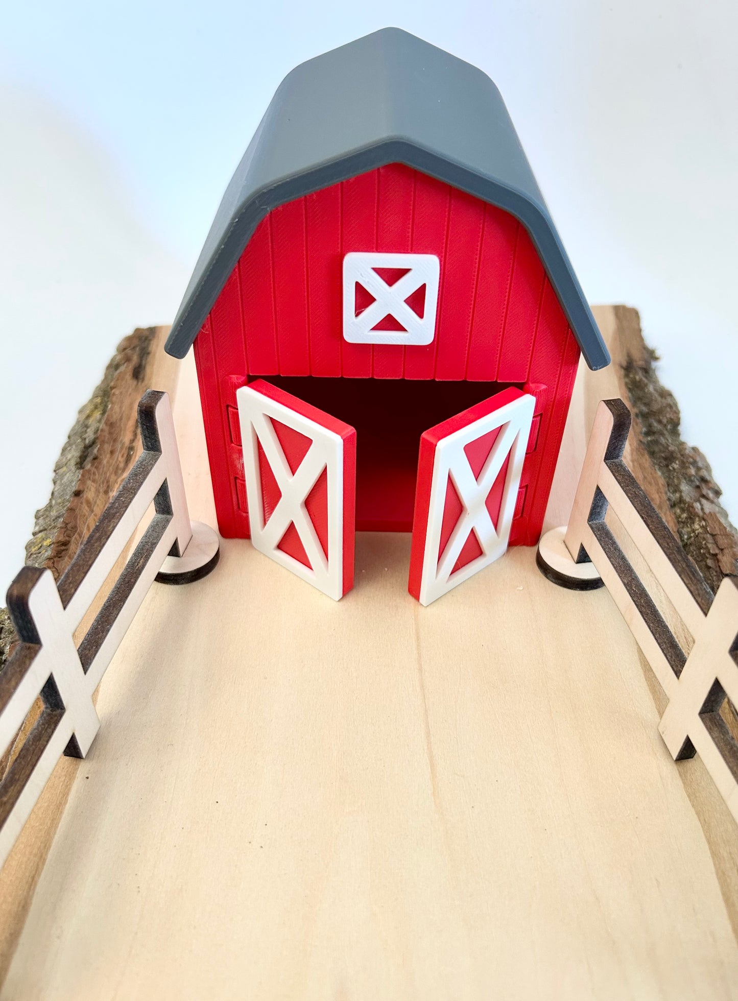 3D Printed Barn and Animals