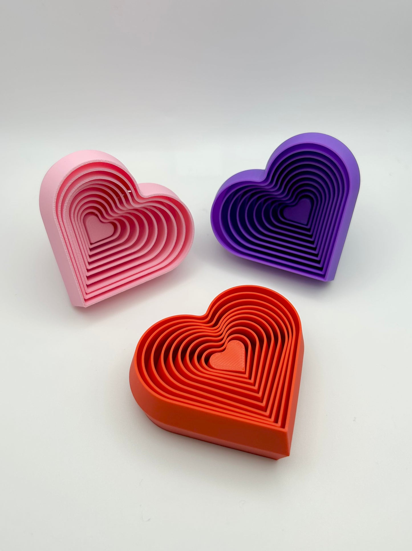 3D Printed Layered Heart Fidget