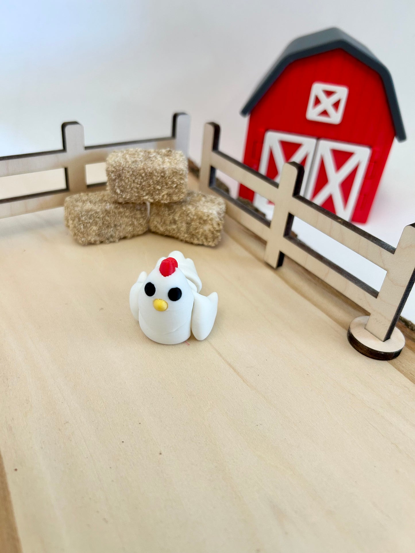 3D Printed Barn and Animals