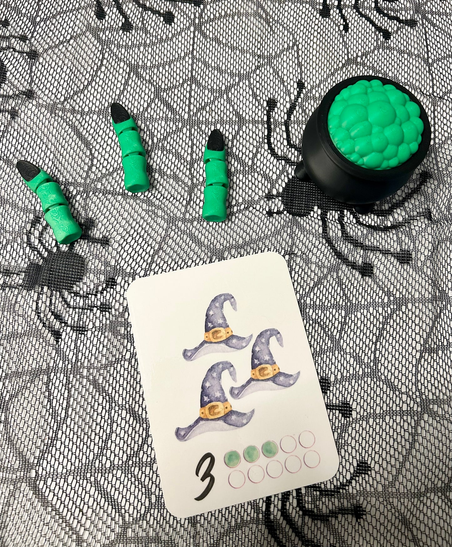 3D Printed Witch with Broom